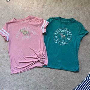 Abercrombie kids sequin Ts
